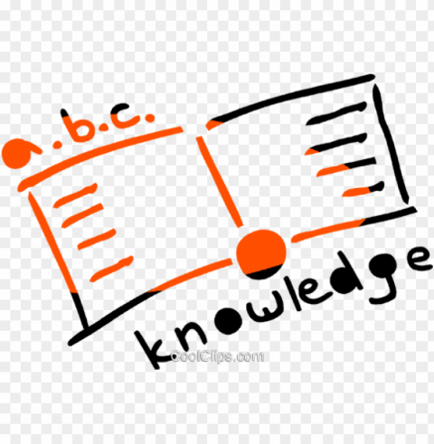 open book with knowledge message royalty free vector PNG with transparent overlay