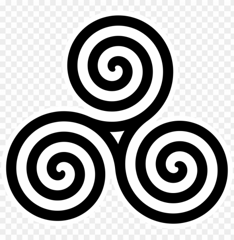 open - celtic spiral PNG for educational use