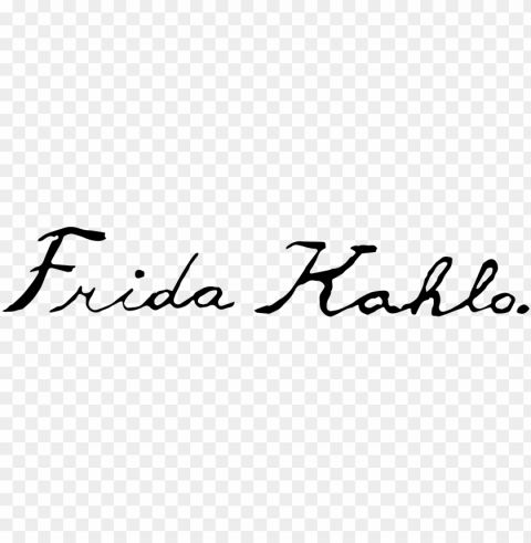 open - frida kahlo signature PNG images no background