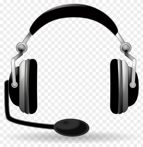 open - headset clipart Isolated Subject in Clear Transparent PNG