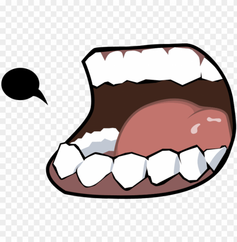 open mouth clip art at clker - cartoon mouth eati PNG for blog use