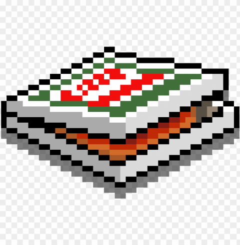 open pizza box - pixel art PNG artwork with transparency