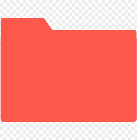 open - red mac folder ico Isolated Element on HighQuality PNG