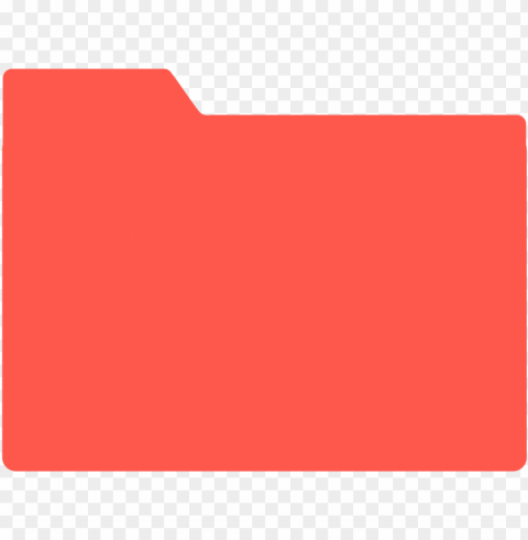 Open - Red Mac Folder Ico Isolated Element On HighQuality PNG