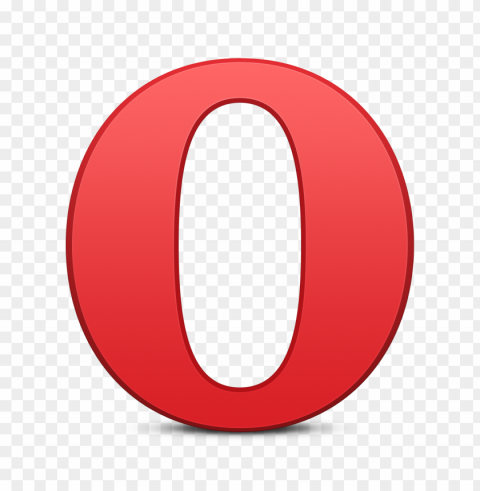 opera logo clear background Isolated Artwork on Transparent PNG