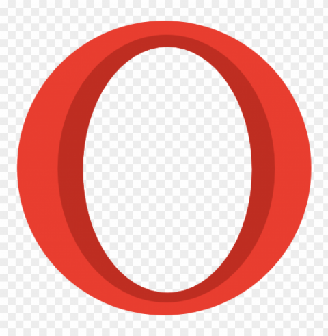 opera logo no Isolated Artwork on Clear Background PNG