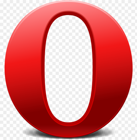 opera logo file Isolated Character on Transparent Background PNG