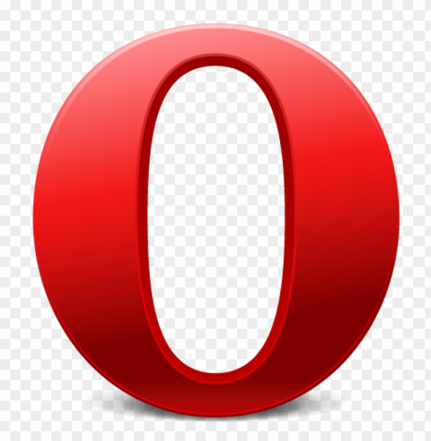 opera logo Isolated Character with Transparent Background PNG