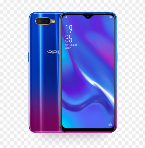 oppo has an integrated the display of the phone with - oppo a7 price in pakista Isolated Illustration on Transparent PNG