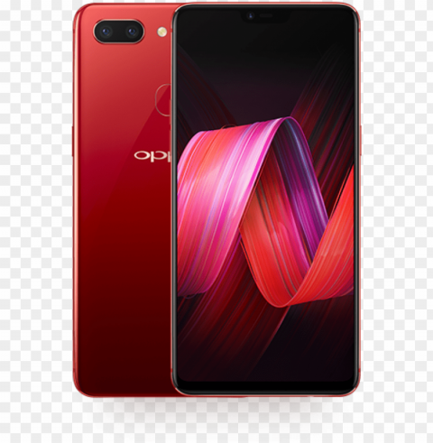 oppo r15 pro red PNG Image with Transparent Cutout