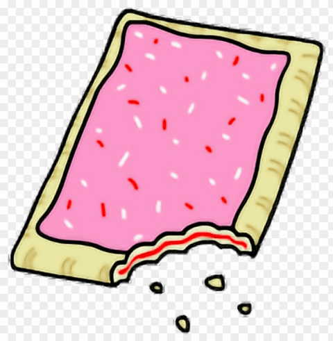 optart cute strawberry strawberrypoptart kawaii cartoo - strawberry pop tart cartoo PNG Image with Transparent Isolated Graphic Element