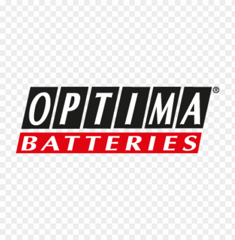 optima batteries vector logo free Isolated Element in Transparent PNG