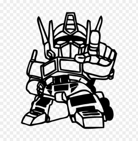 optimus prime vector download free Isolated Graphic Element in HighResolution PNG