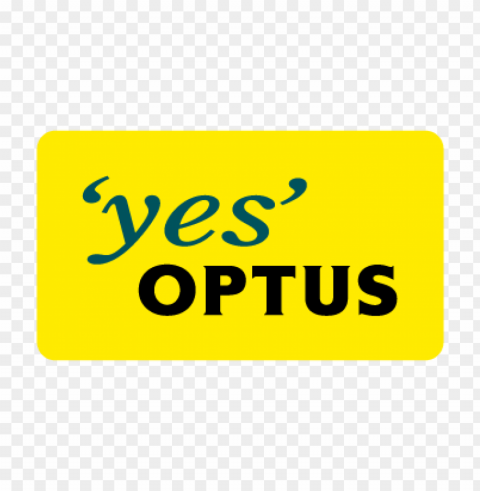 optus company vector logo Isolated Subject in Transparent PNG