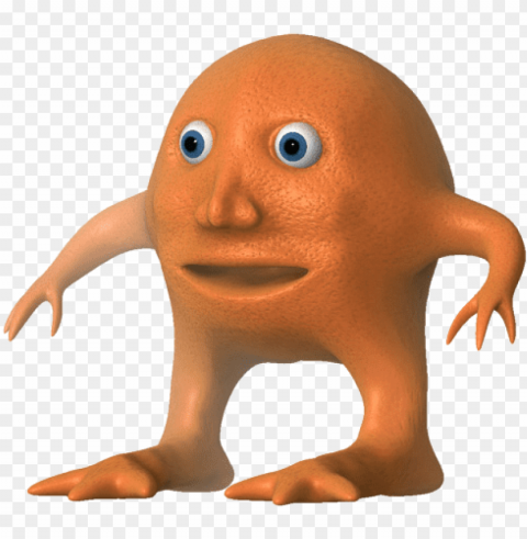 orang transparent - orange meme ClearCut Background PNG Isolated Subject