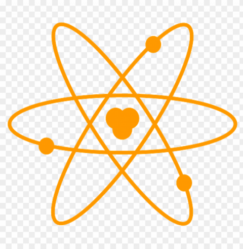 Orange Atom PNG Transparent Photos Assortment