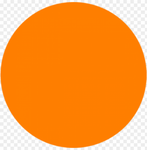 Orange Circle PNG Graphic With Isolated Clarity