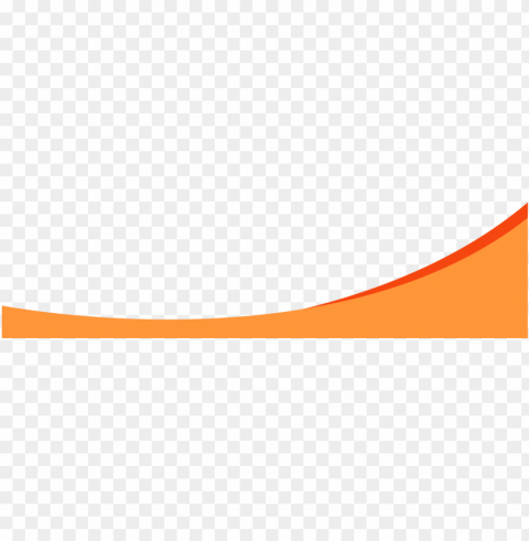 orange curve line PNG for Photoshop