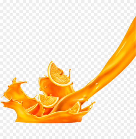 orange juice splash Free PNG images with transparent layers compilation