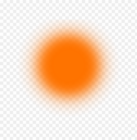 orange light thumb effect Transparent PNG Isolated Item with Detail
