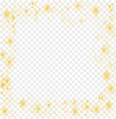 orange stars dust frame - star frame deco High-resolution PNG images with transparent background