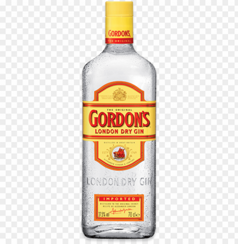 ordon's gin 70cl - gordon's gin Transparent Background Isolated PNG Figure