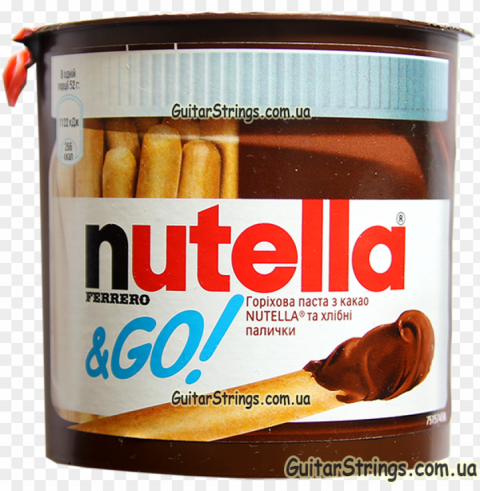 Ореховая Паста И Палочки ferrero nutella go 52g - nutella on the go PNG graphics with alpha transparency bundle