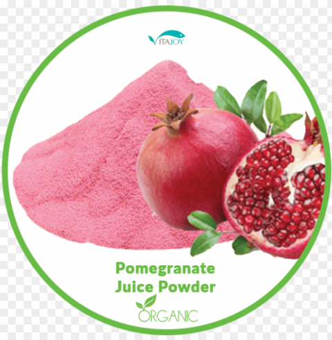 organic pomegranate juice powder - natural foods Isolated Subject with Transparent PNG