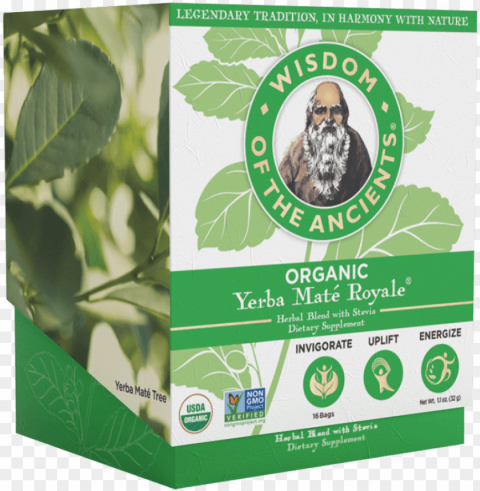 organic yerba maté royalesupsup - animal Clear Background Isolated PNG Object