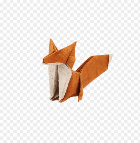 origami fox PNG transparent design diverse assortment