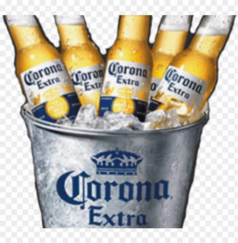 original - transparent background corona beer bucket PNG Image with Isolated Icon