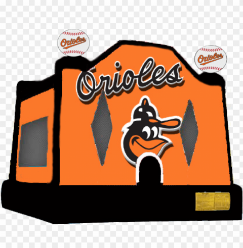 orioles bounce - anonymous - orioles - retro logo 11 Transparent Background Isolation in HighQuality PNG
