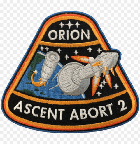 orion aa-2 orion ascent abort 2 mission patch - nasa Transparent background PNG stock