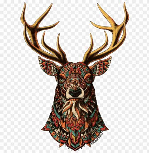 ornate buck Clear Background Isolated PNG Object
