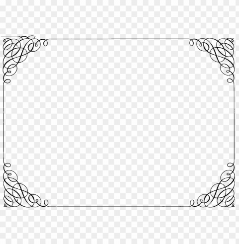 ornate curly border Transparent PNG images with high resolution