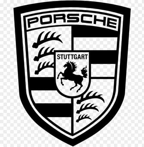 orsche logo - porsche logo vector art Isolated PNG Image with Transparent Background
