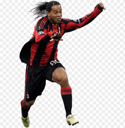 ortal da web - ronaldinho milan PNG with Transparency and Isolation