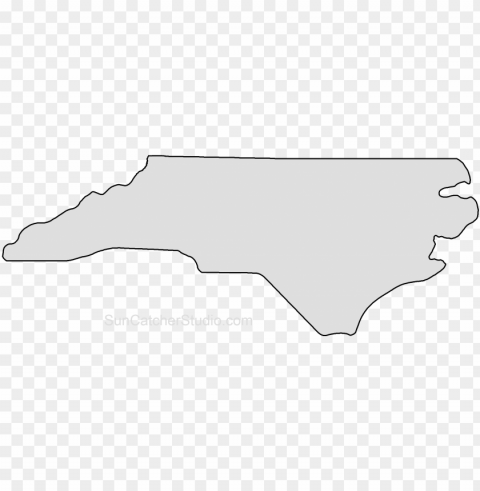 orth carolina map outline shape state stencil - printable outline map of north carolina Clear PNG pictures free
