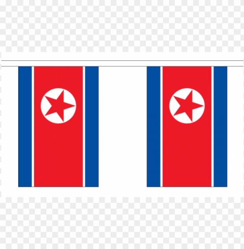 Orth Korea Flag Bunting - North Korea Fla High-resolution PNG Images With Transparency