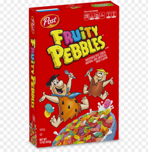 ost fruity pebbles cereals Isolated Subject with Transparent PNG