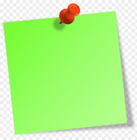 ost it note - green sticky note PNG with cutout background PNG transparent with Clear Background ID f5569b15