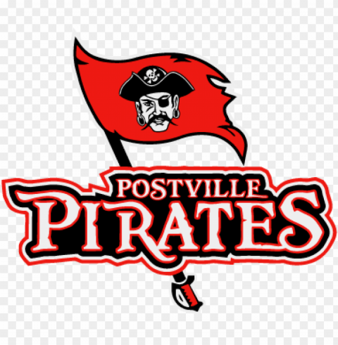 ostville pirate logo - postville pirates logo Isolated Object with Transparent Background PNG