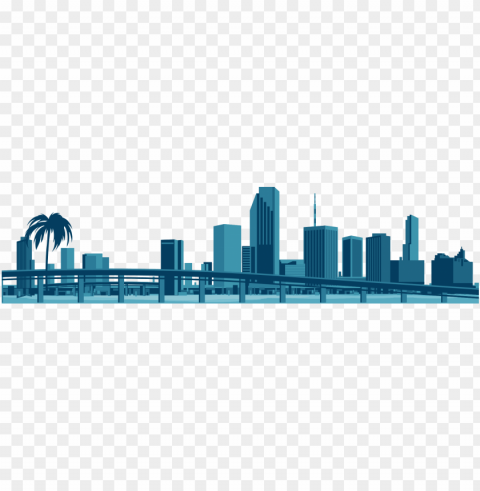 ot only do family enterprises themselves face challenges - miami beach skyline art Transparent Background PNG Isolated Pattern