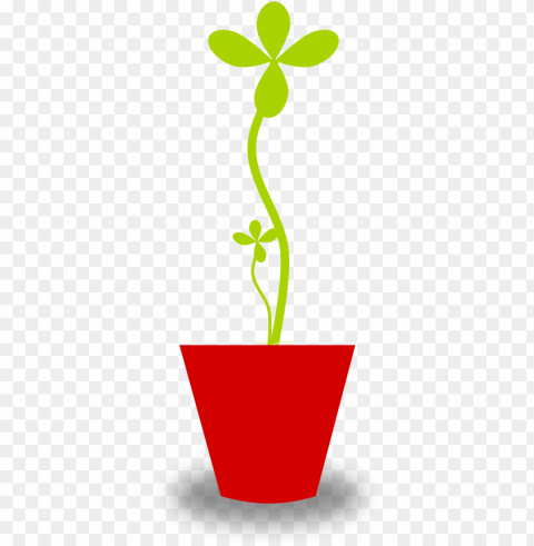 ot plant clipart transparent - cartoon potted plant translucent background PNG Image Isolated with High Clarity