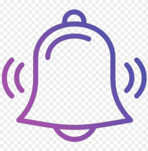 otify clients - purple notification bell PNG files with no background bundle