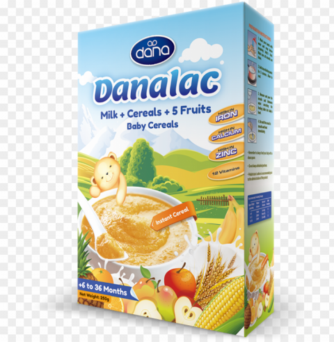 our cereals - danalac baby cereal PNG for business use