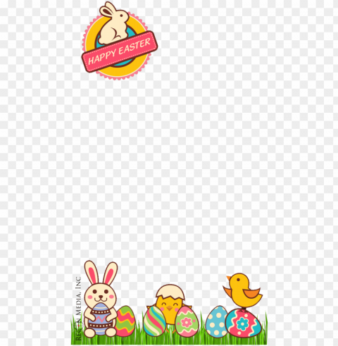our custom snapchat filter portfolio - easter snapchat filter transparent PNG Graphic Isolated on Clear Backdrop