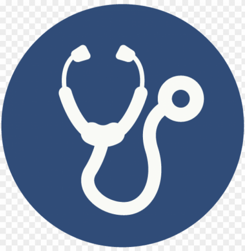 our practice - stethoscope in a circle ico PNG images with transparent space