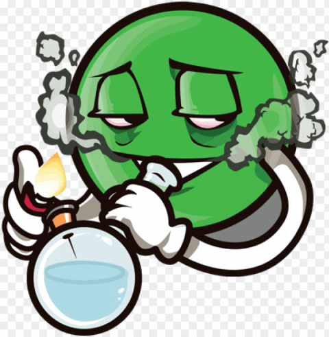 our - weed emoji PNG Image with Transparent Isolation