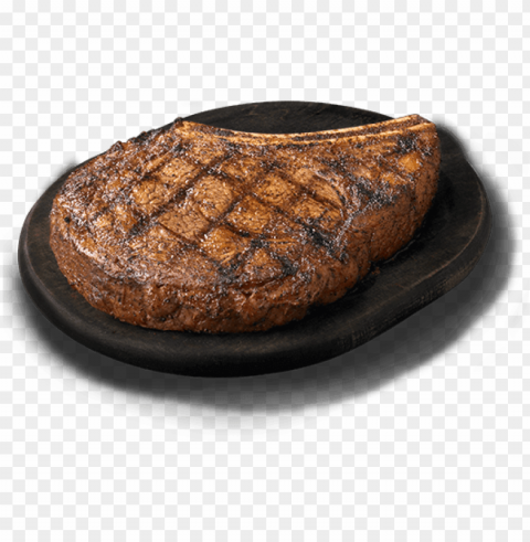 outback steakhouse - dinner - 18 oz sirloin outback Clean Background Isolated PNG Character